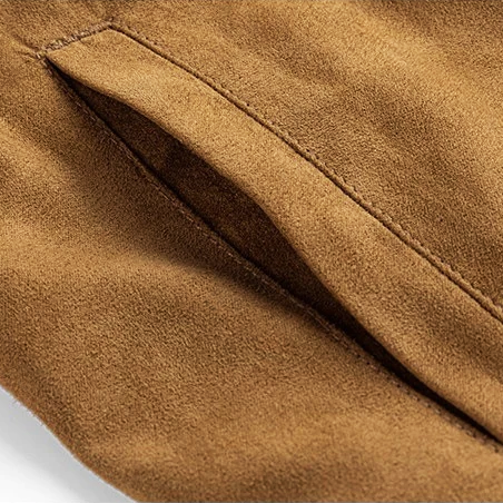 Country Road Suede-Feel Shirt-Jacket