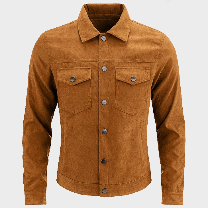 Country Road Suede-Feel Shirt-Jacket