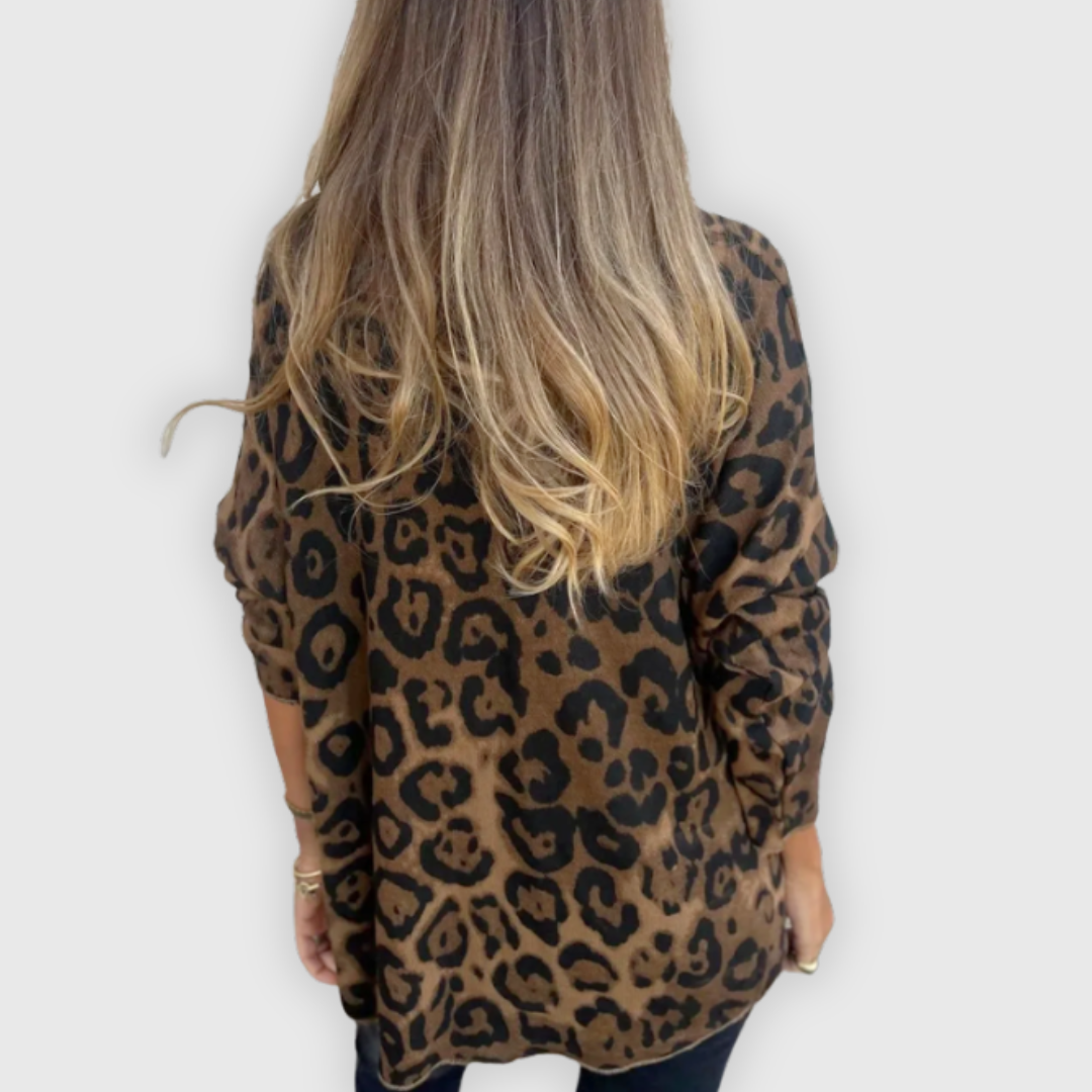 Selva | Leopardenmuster-Pullover