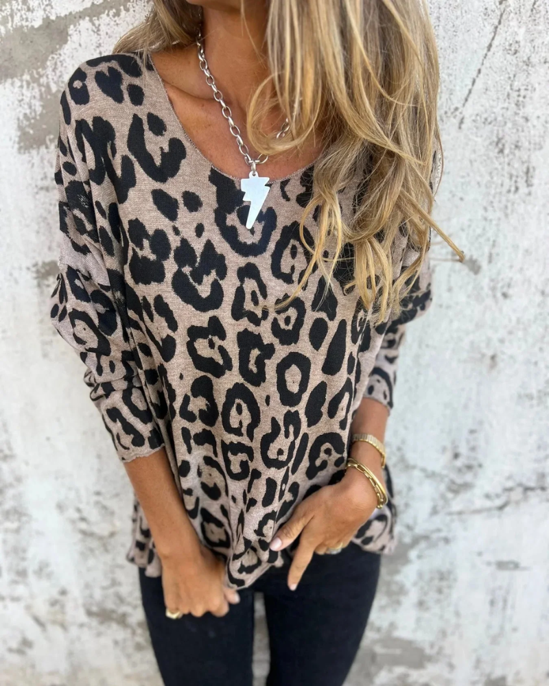 Selva | Leopardenmuster-Pullover
