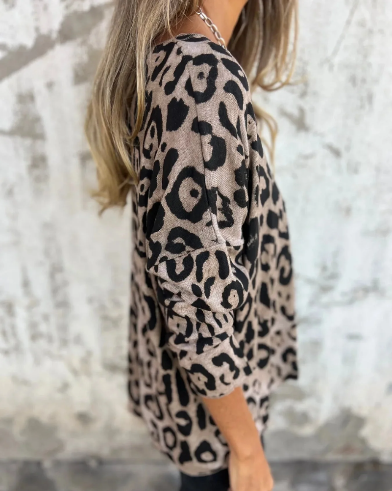 Selva | Leopardenmuster-Pullover