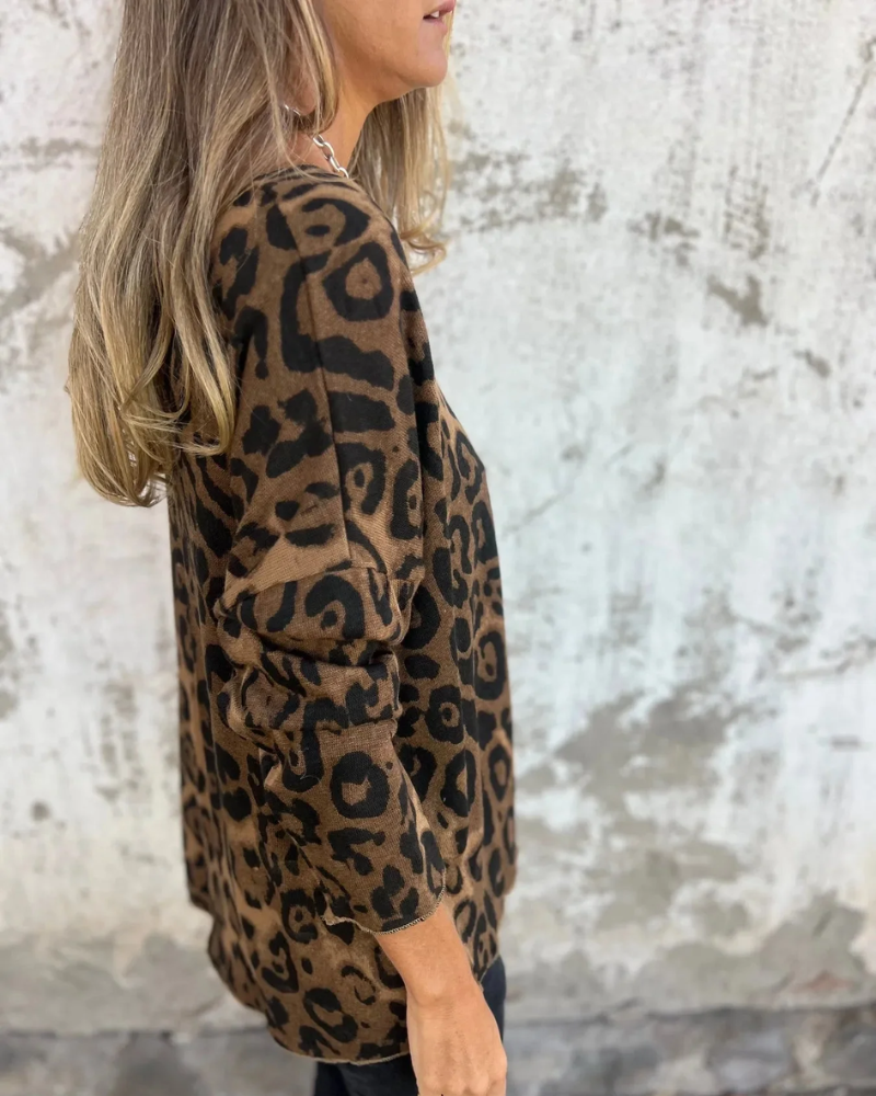 Selva | Leopardenmuster-Pullover