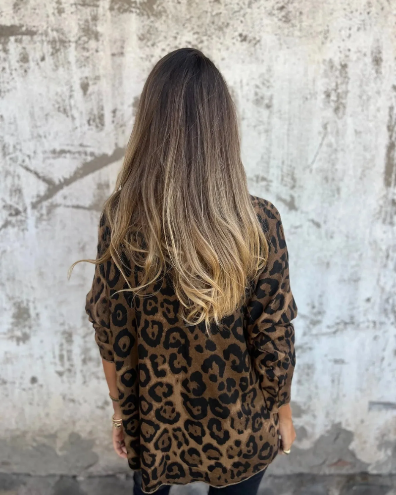 Selva | Leopardenmuster-Pullover