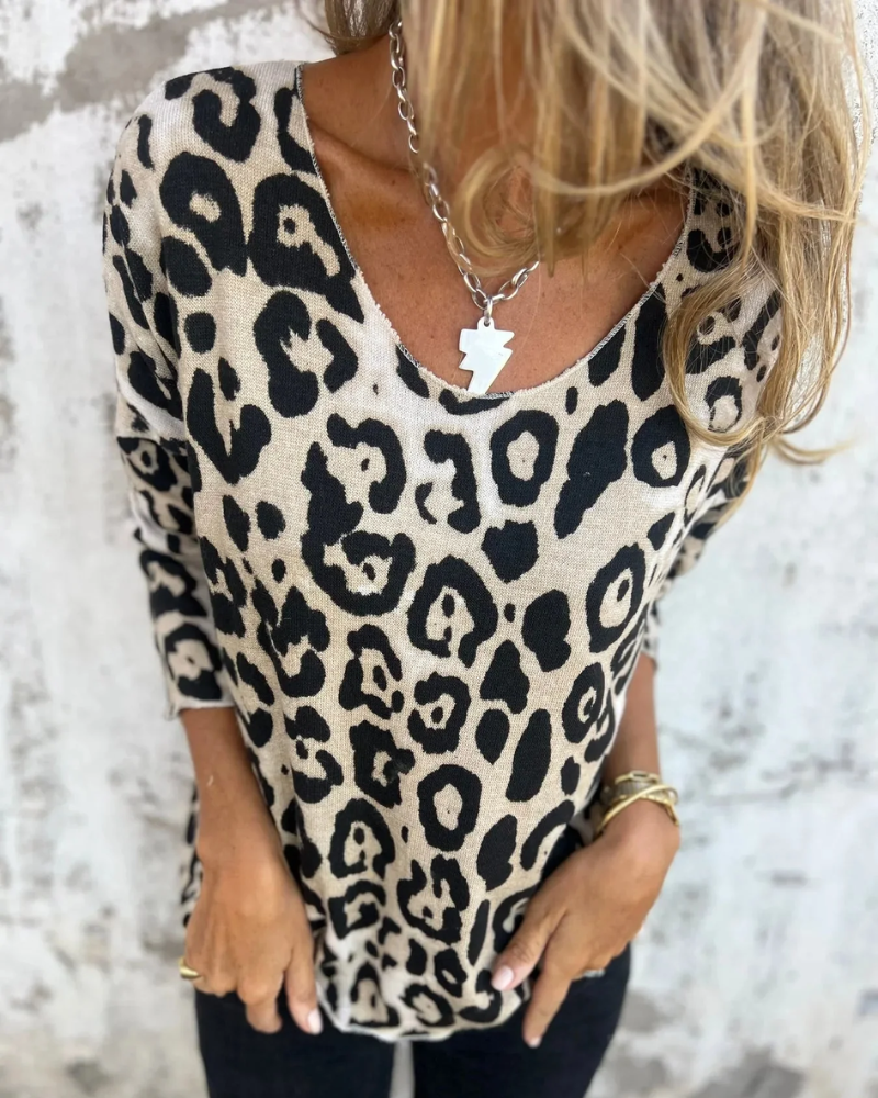 Selva | Leopardenmuster-Pullover