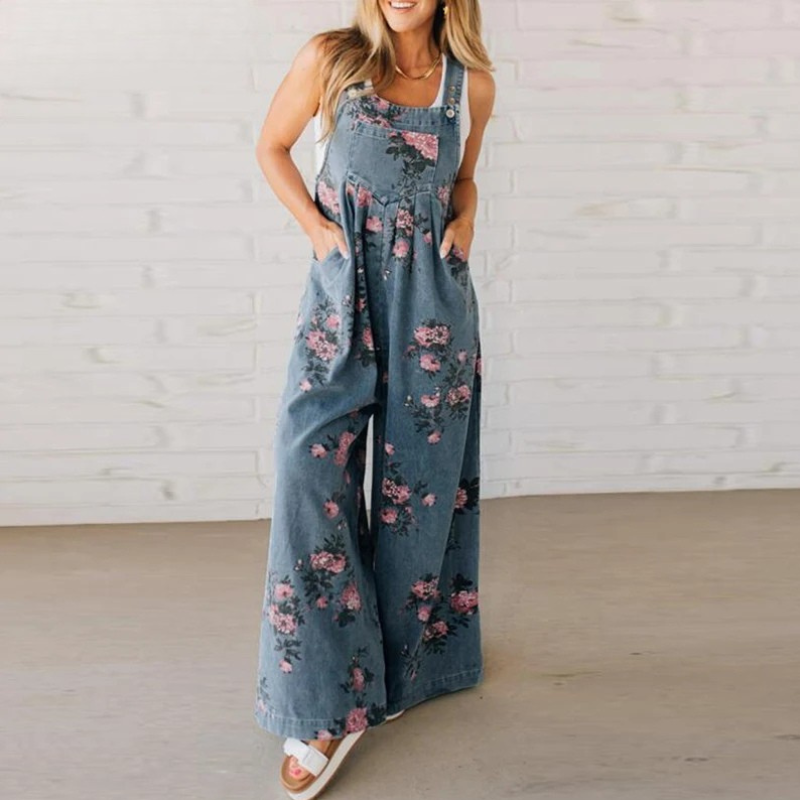 Amy | Handgefertigter Baumwoll-Jumpsuit