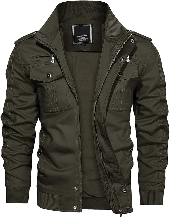 Matteo | Klassische Bomberjacke aus Baumwolle für Herren