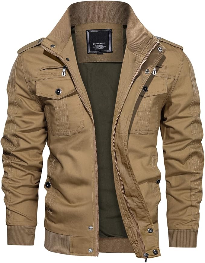 Matteo | Klassische Bomberjacke aus Baumwolle für Herren