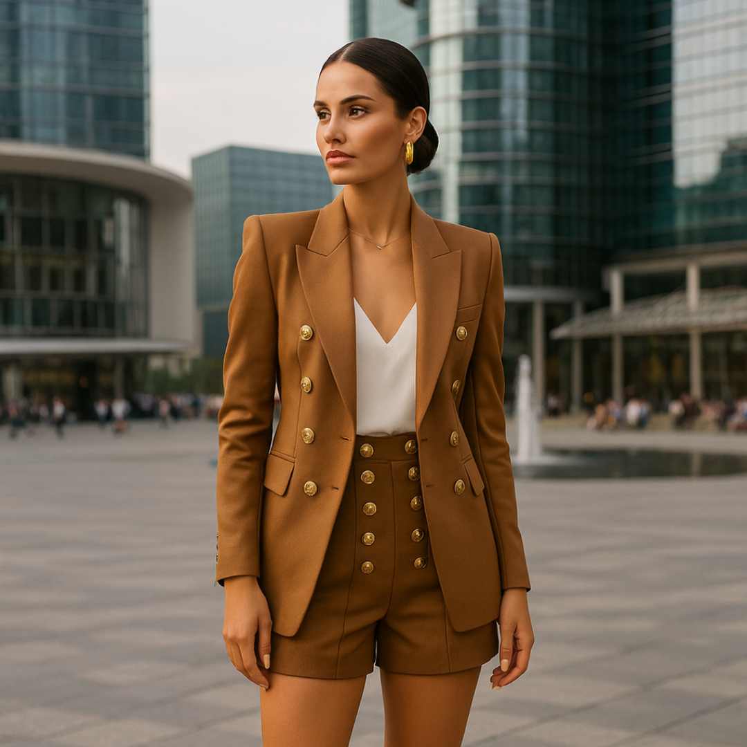 Cassie | Stilvolles Premium-Ensemble im Zweiteiler-Look