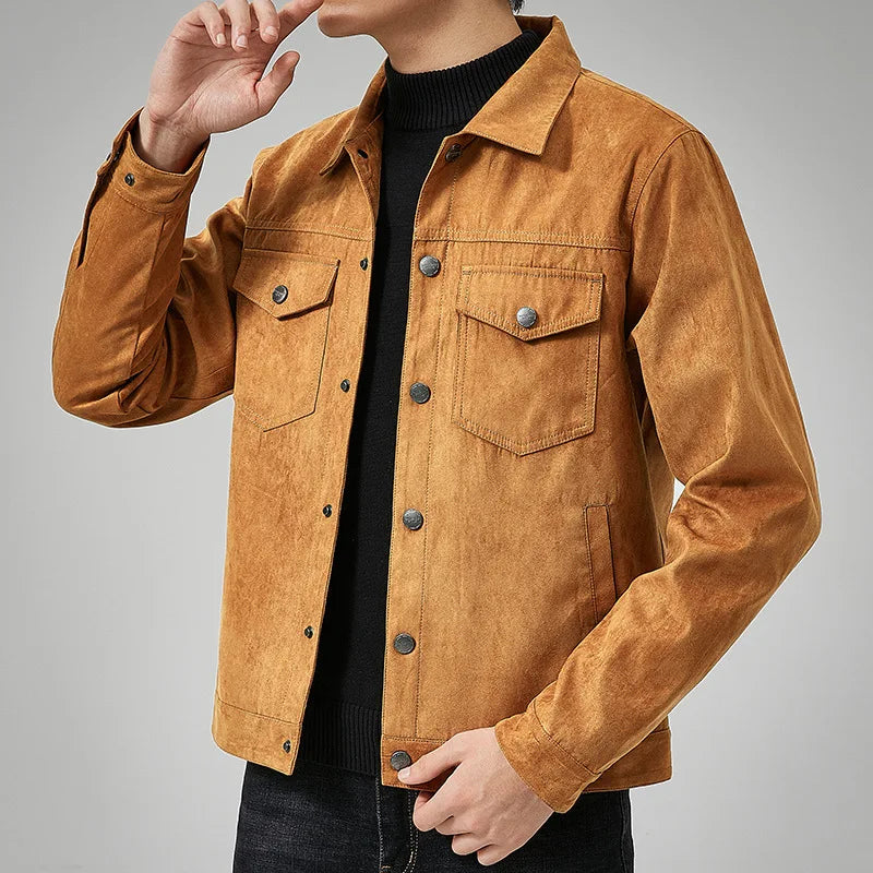 Country Road Suede-Feel Shirt-Jacket