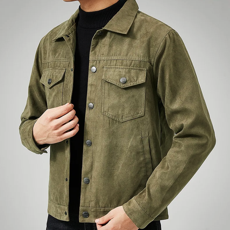Country Road Suede-Feel Shirt-Jacket