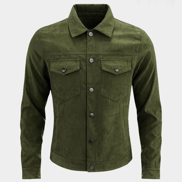 Country Road Suede-Feel Shirt-Jacket