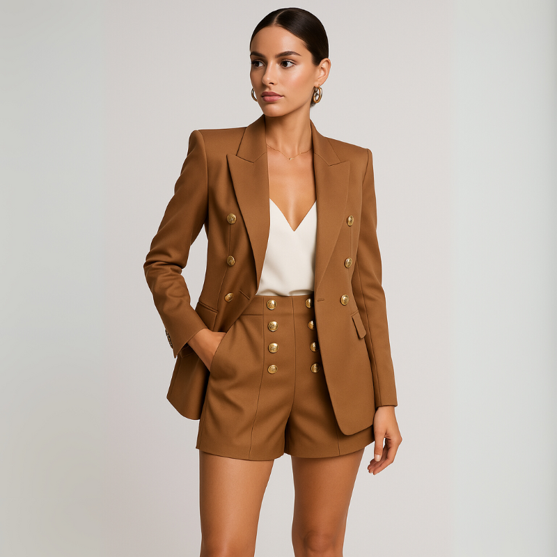 Cassie | Stilvolles Premium-Ensemble im Zweiteiler-Look